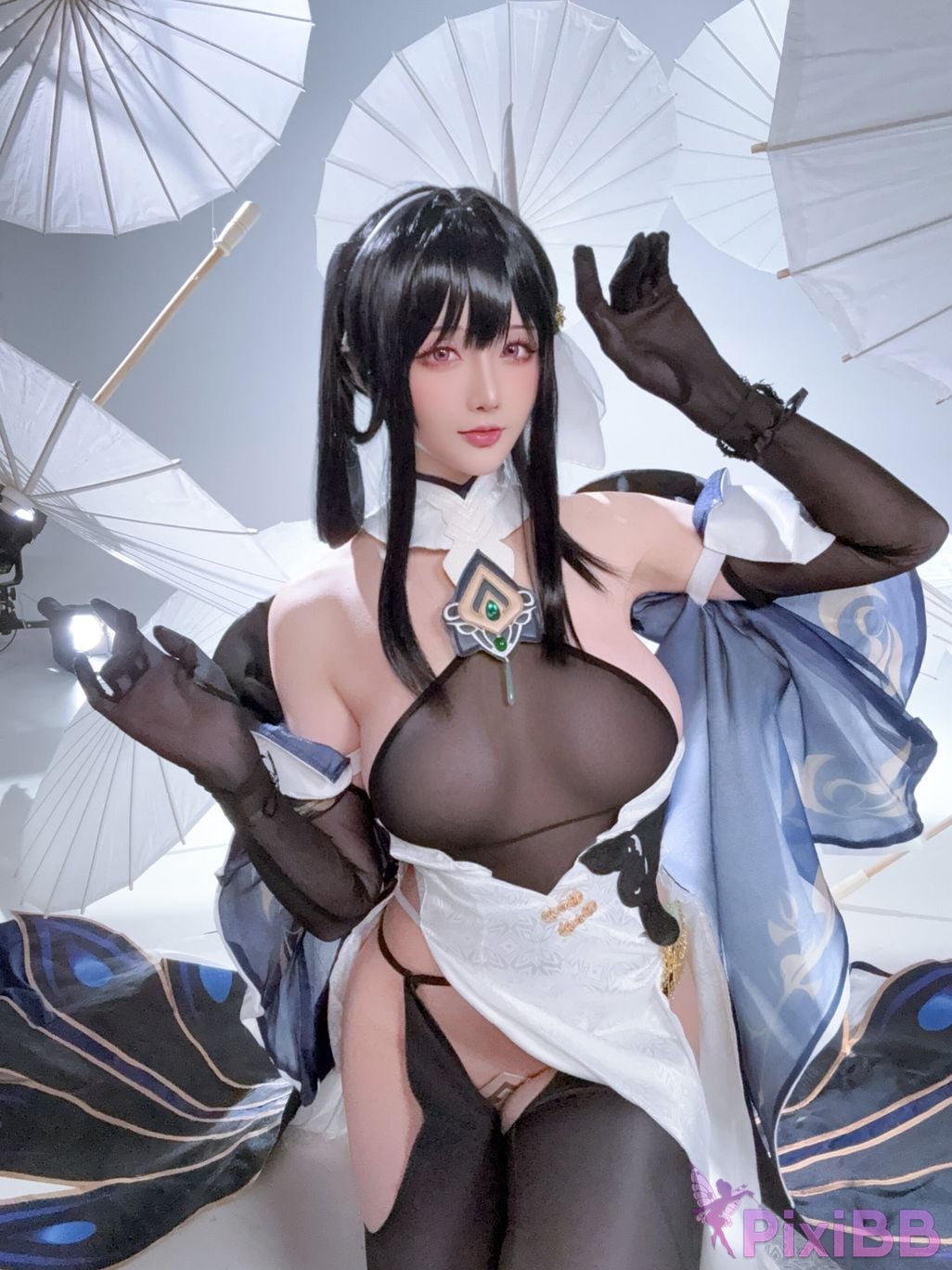 Cosplayer The star is late Hoshilily azur lane Zhenhai Reform PixiBB.COM 036