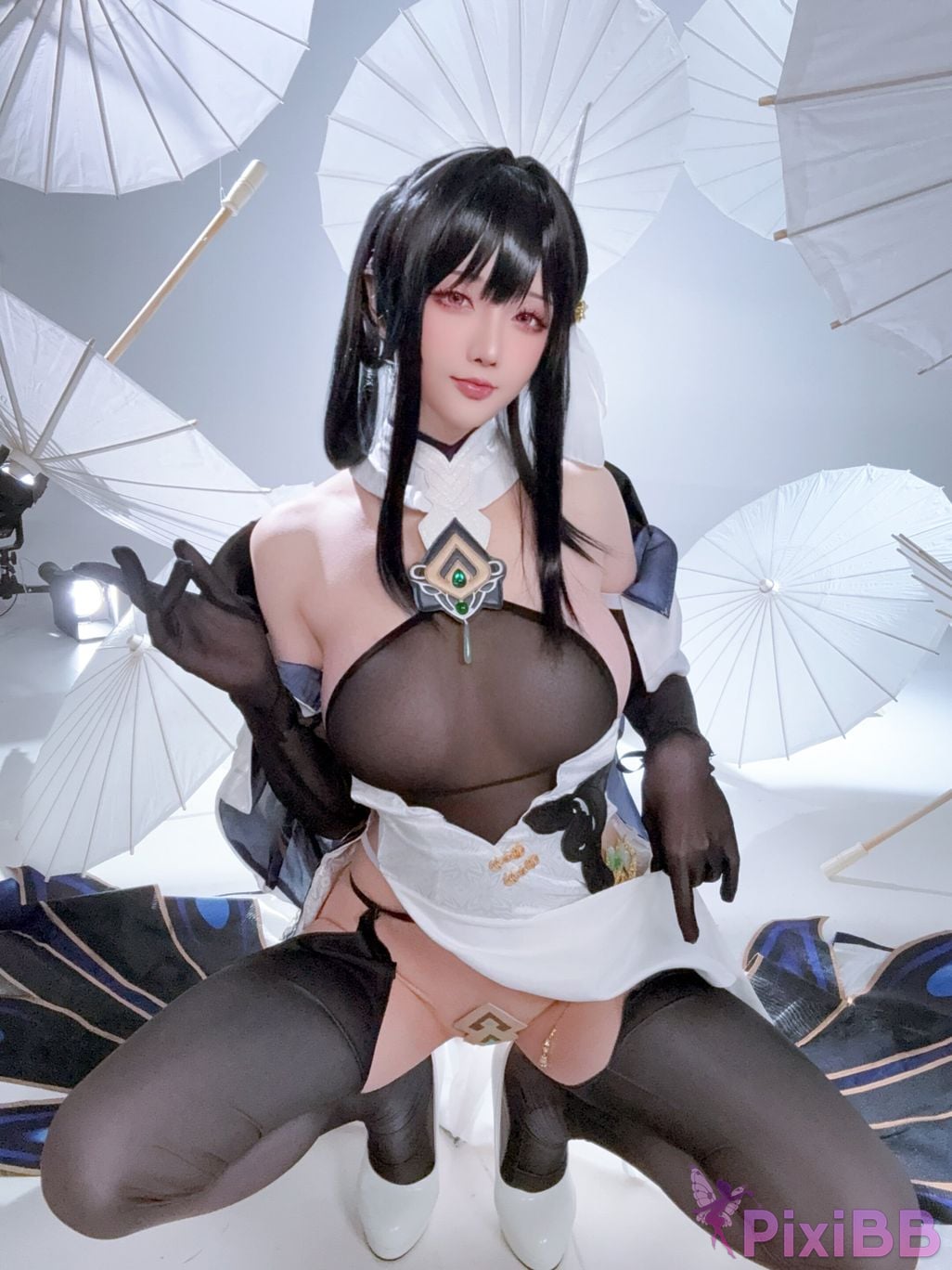 Cosplayer The star is late Hoshilily azur lane Zhenhai Reform PixiBB.COM 037