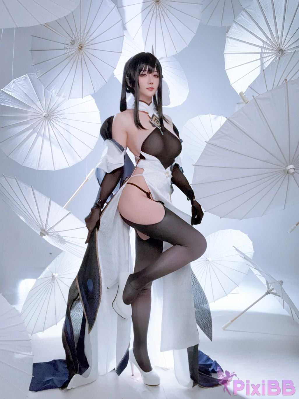Cosplayer The star is late Hoshilily azur lane Zhenhai Reform PixiBB.COM 038