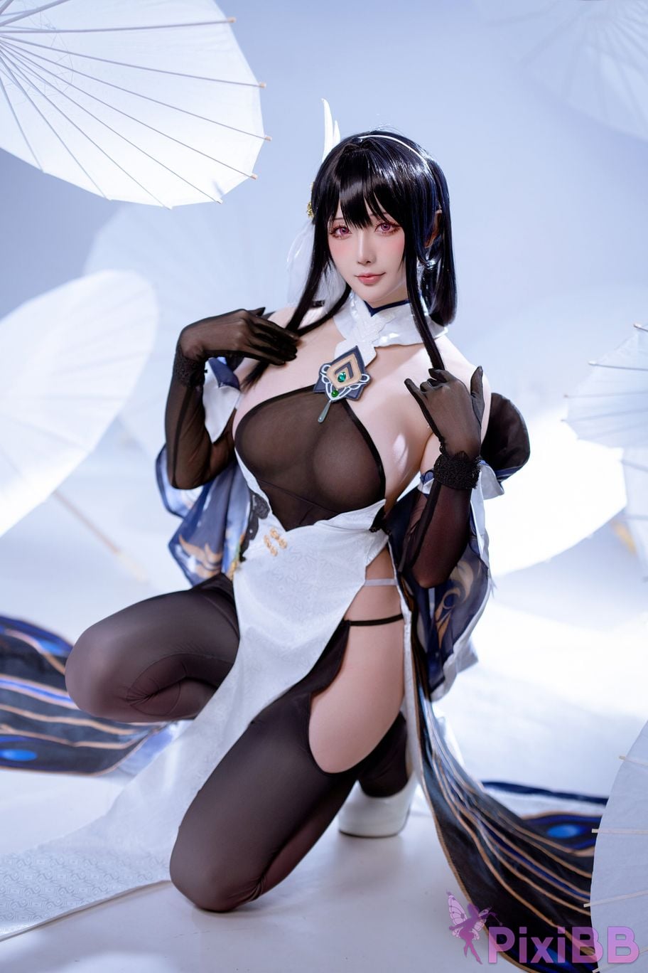 Cosplayer The star is late Hoshilily azur lane Zhenhai Reform PixiBB.COM 042