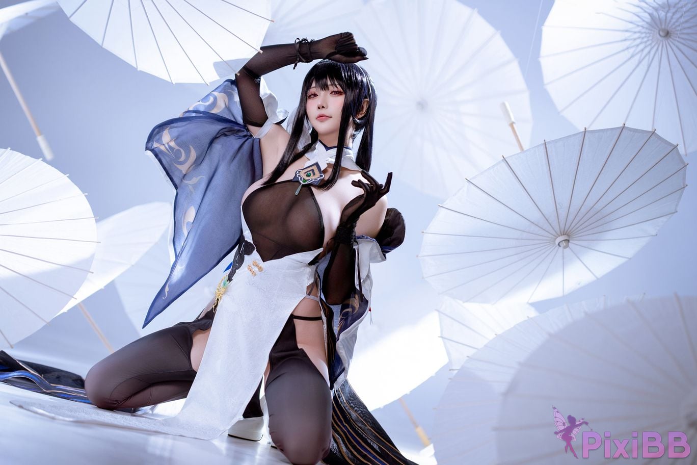 Cosplayer The star is late Hoshilily azur lane Zhenhai Reform PixiBB.COM 043