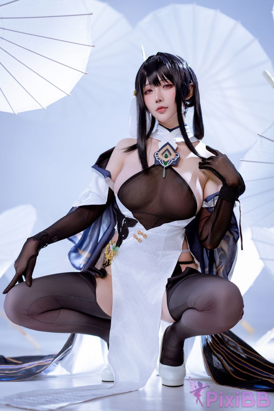 Cosplayer The star is late Hoshilily azur lane Zhenhai Reform PixiBB.COM 044