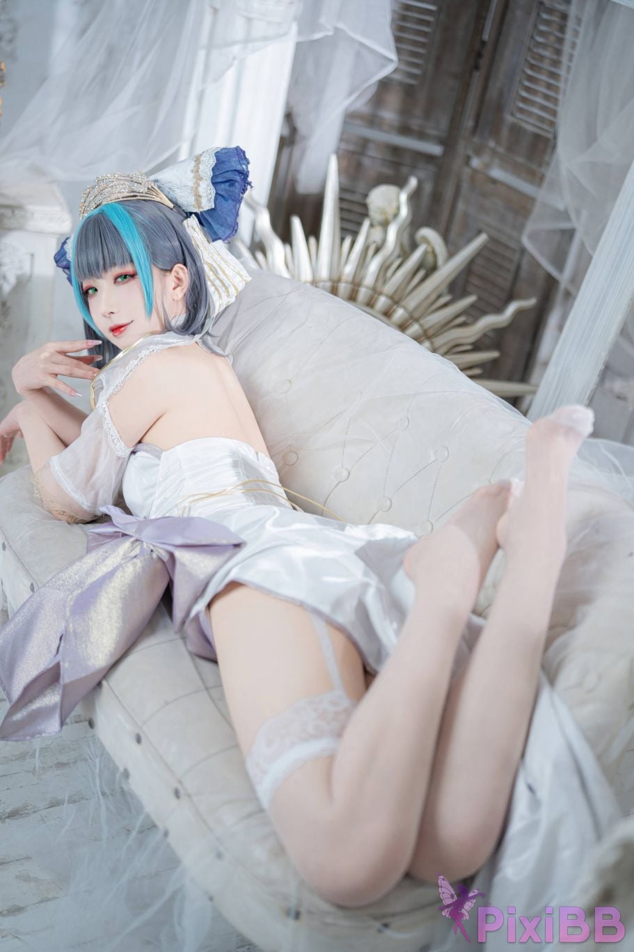 Cosplayer Fengjiang v azur lane Cheshire PixiBB.COM 003