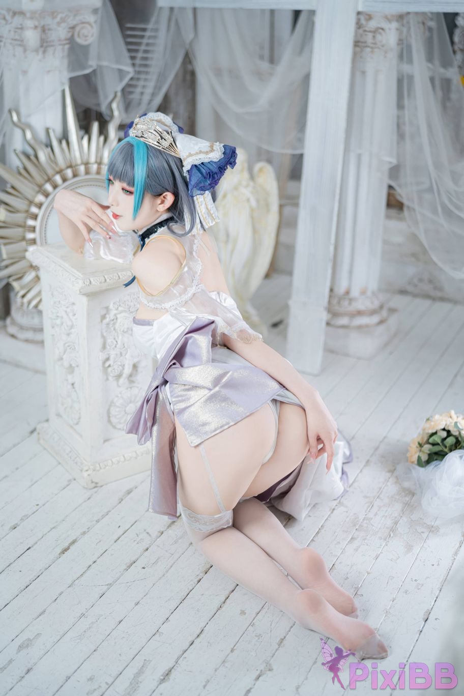 Cosplayer Fengjiang v azur lane Cheshire PixiBB.COM 010