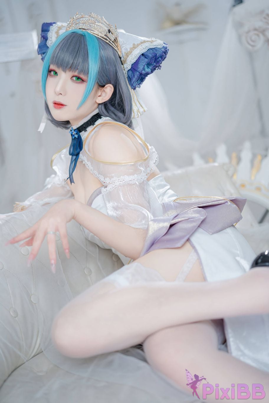 Cosplayer Fengjiang v azur lane Cheshire PixiBB.COM 015