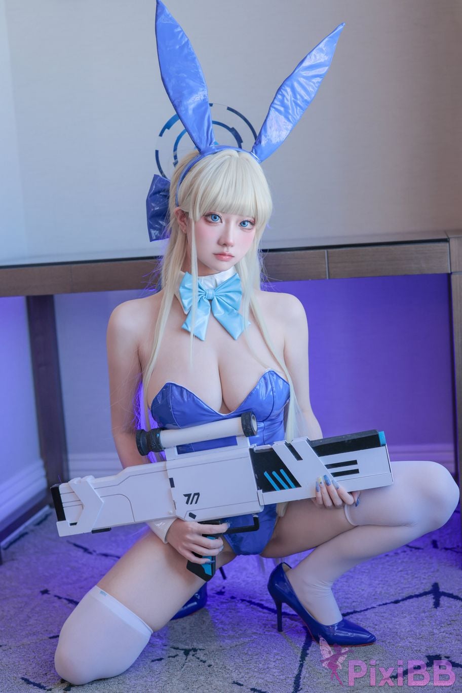 Cosplayer wendydydydy soy sauce Azure Files Asuka horse bunny girl PixiBB.COM 002