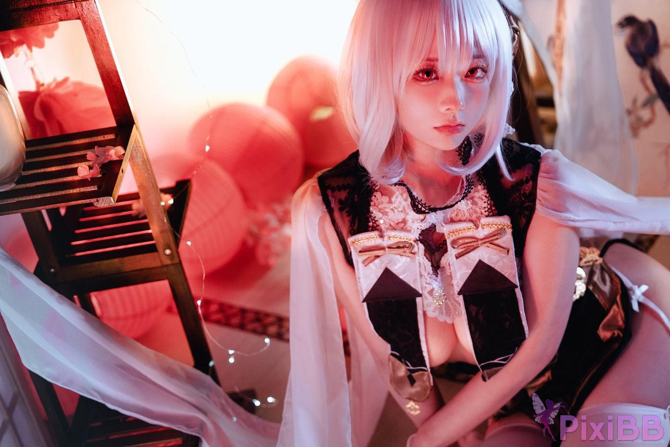 Cosplayer wendydydydy soy sauce azur lane Sirius cheongsam PixiBB.COM 002