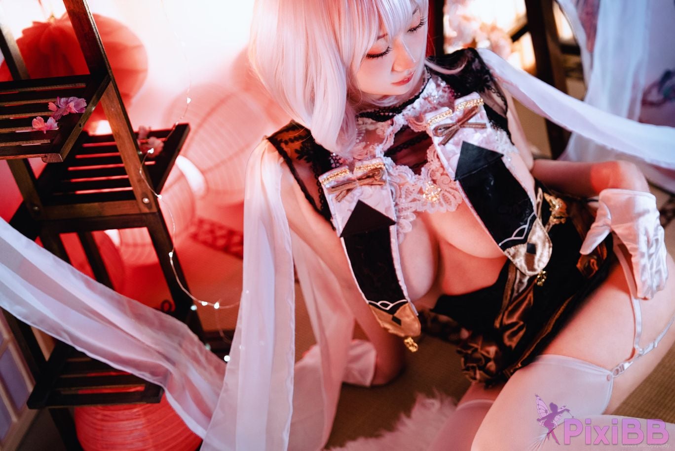Cosplayer wendydydydy soy sauce azur lane Sirius cheongsam PixiBB.COM 003