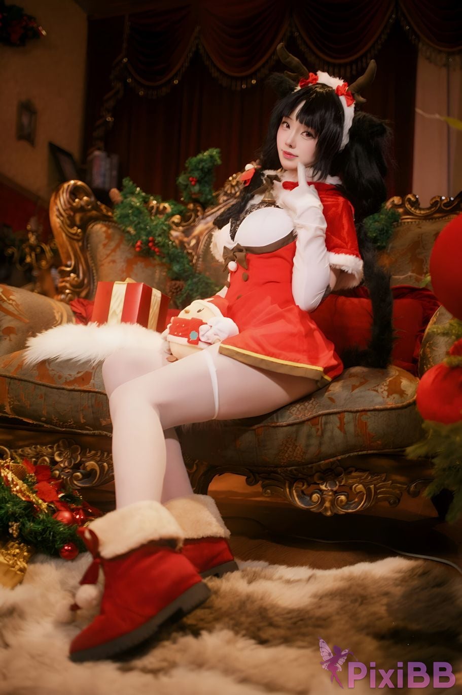 Cosplay Maeno Christmas PixiBB.COM 001