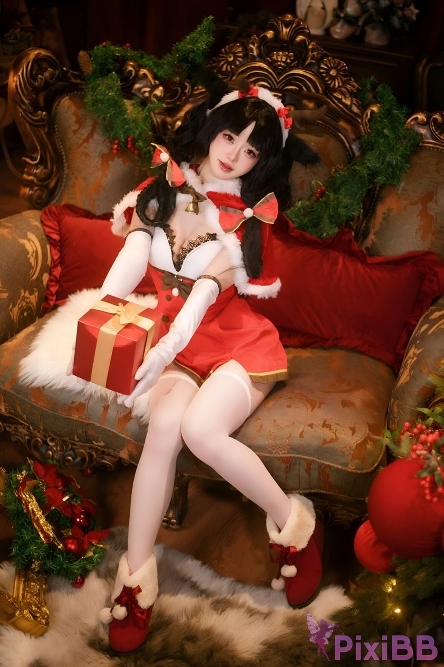 Cosplay Maeno Christmas PixiBB.COM 003