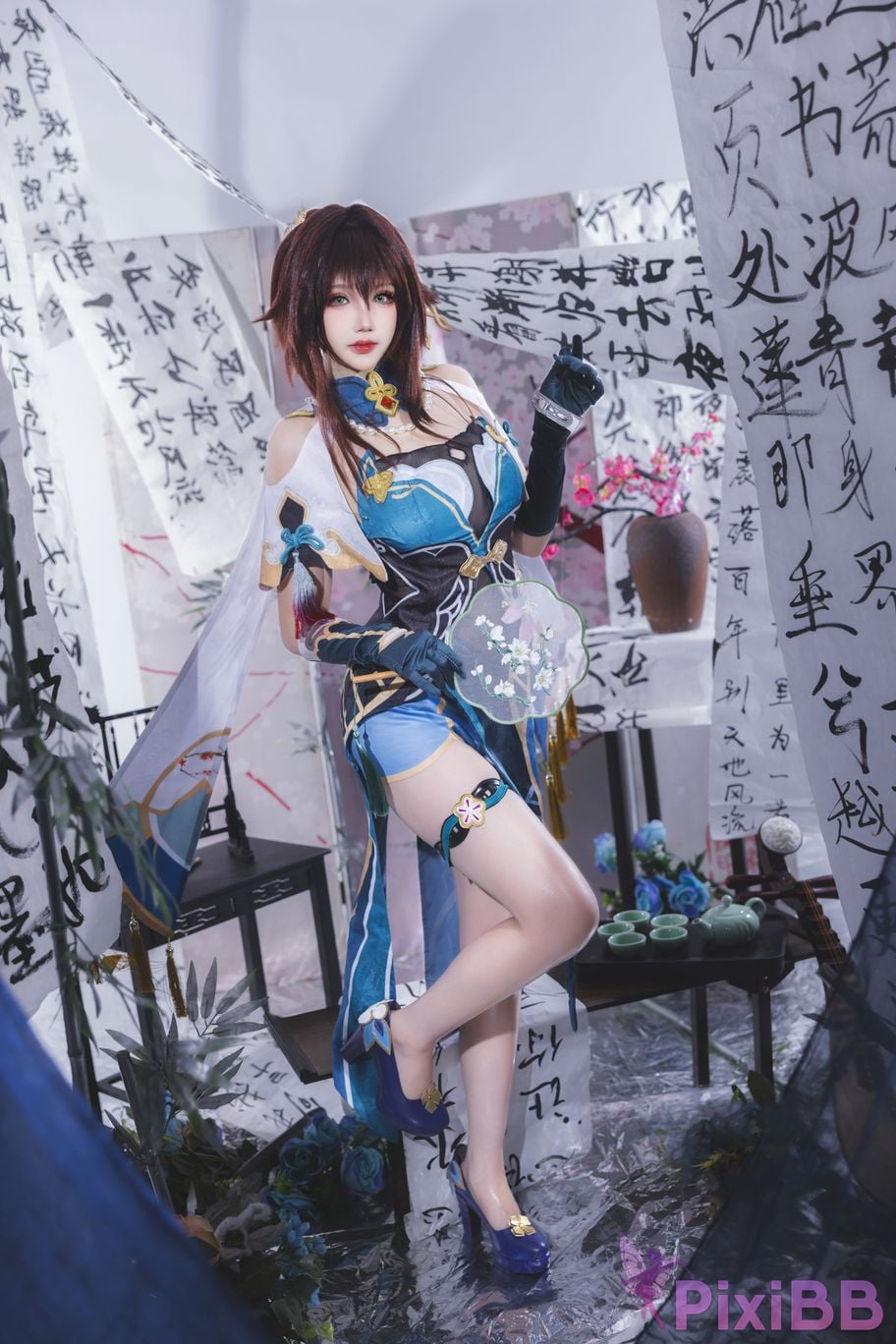 Cosplay Xue QingAstra C o l l a p s e S t a r D o m e R a i l w a y Ruan Mei PixiBB.COM 001