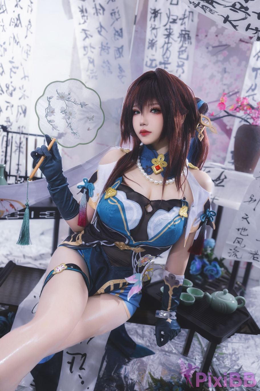 Cosplay Xue QingAstra C o l l a p s e S t a r D o m e R a i l w a y Ruan Mei PixiBB.COM 002