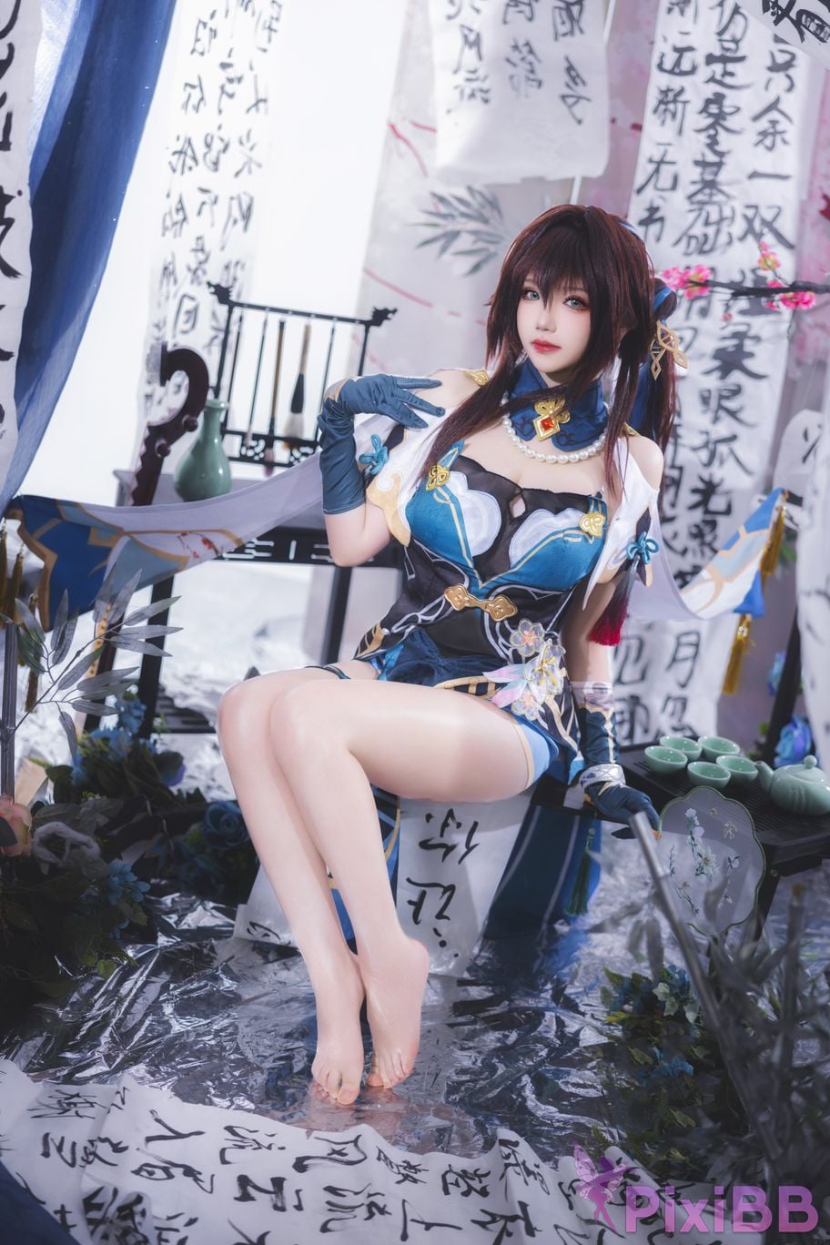 Cosplay Xue QingAstra C o l l a p s e S t a r D o m e R a i l w a y Ruan Mei PixiBB.COM 008