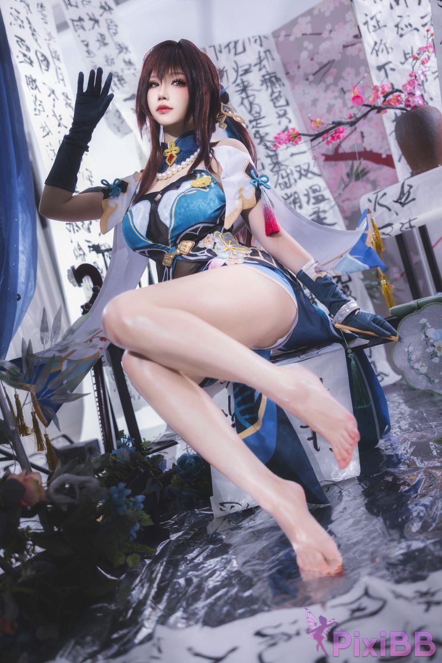 Cosplay Xue QingAstra C o l l a p s e S t a r D o m e R a i l w a y Ruan Mei PixiBB.COM 009