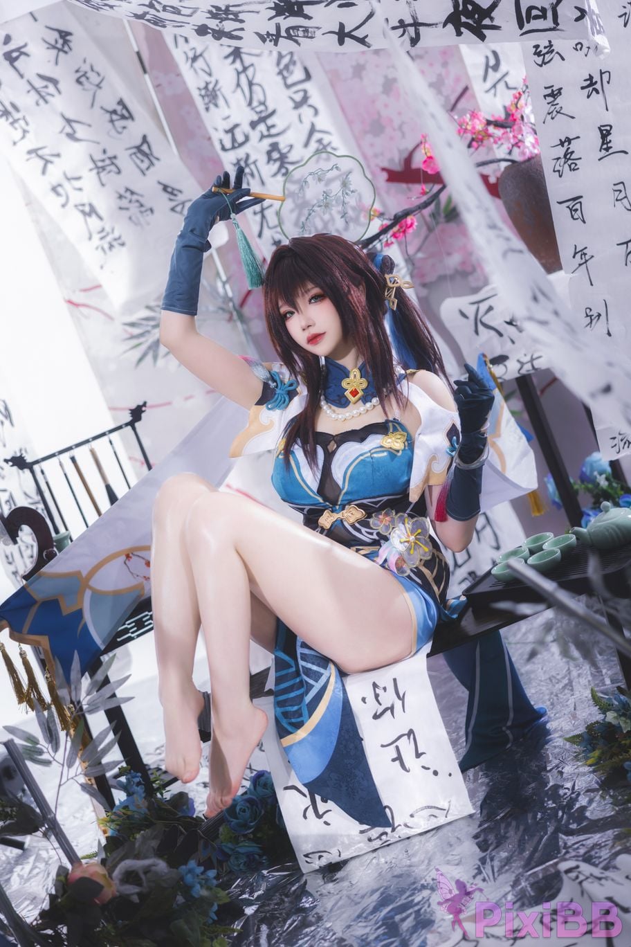 Cosplay Xue QingAstra C o l l a p s e S t a r D o m e R a i l w a y Ruan Mei PixiBB.COM 016