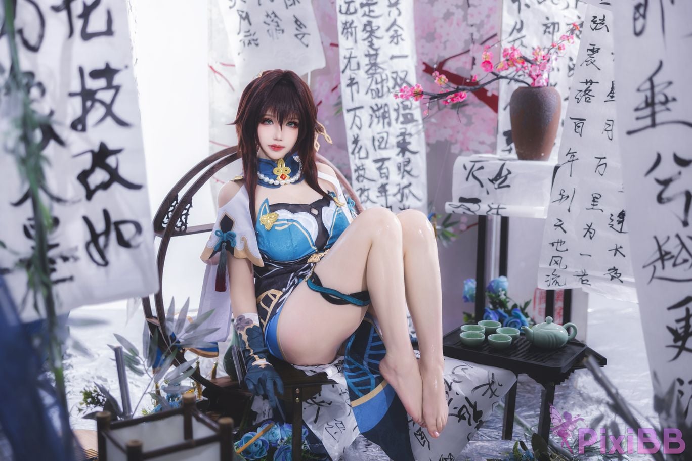Cosplay Xue QingAstra C o l l a p s e S t a r D o m e R a i l w a y Ruan Mei PixiBB.COM 022