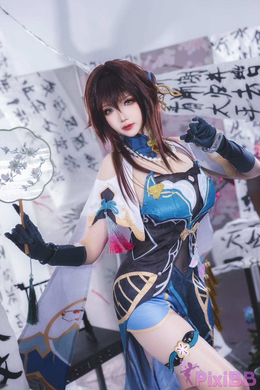 Cosplay Xue QingAstra C o l l a p s e S t a r D o m e R a i l w a y Ruan Mei PixiBB.COM 023