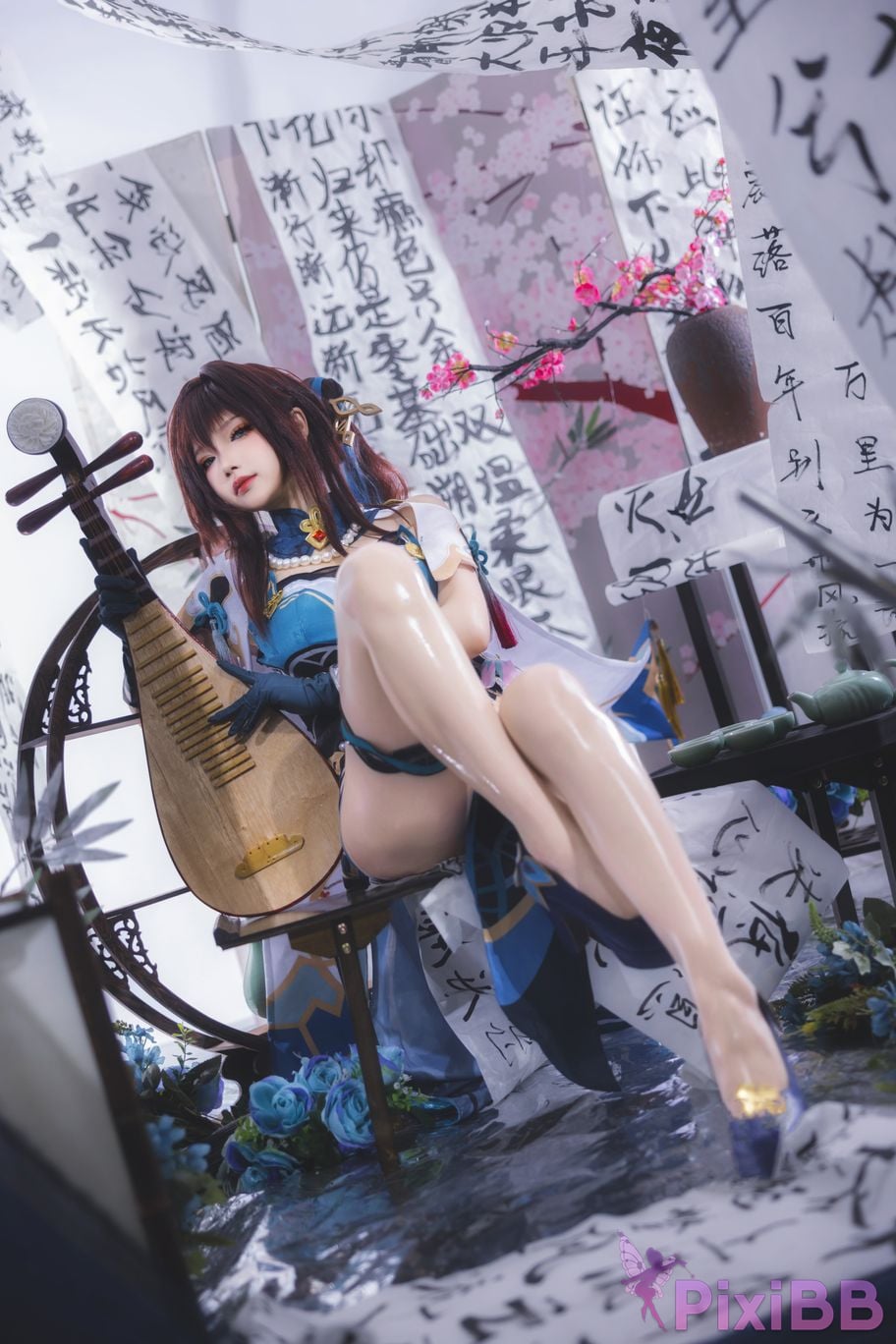 Cosplay Xue QingAstra C o l l a p s e S t a r D o m e R a i l w a y Ruan Mei PixiBB.COM 024