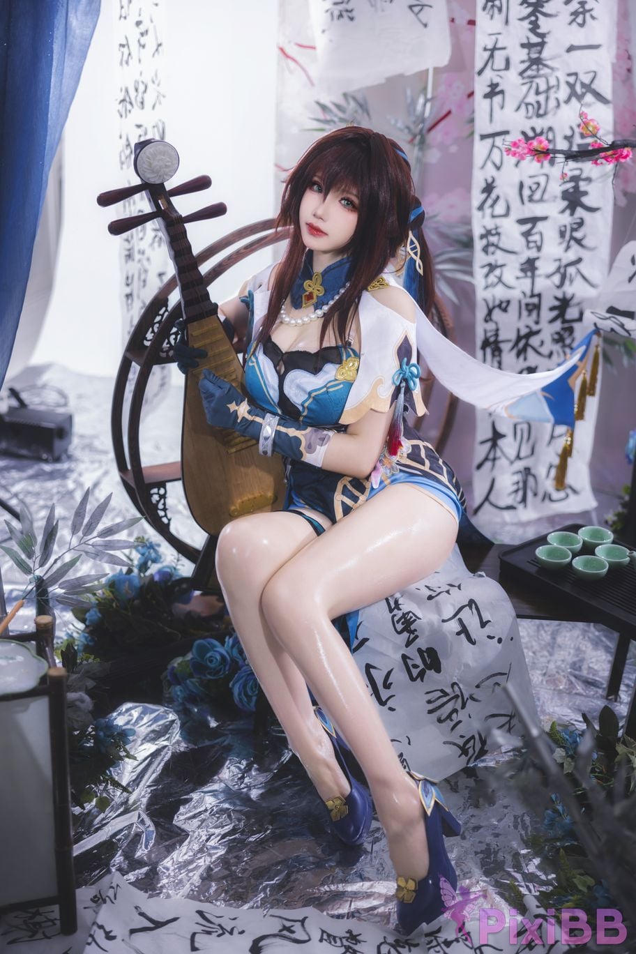 Cosplay Xue QingAstra C o l l a p s e S t a r D o m e R a i l w a y Ruan Mei PixiBB.COM 025