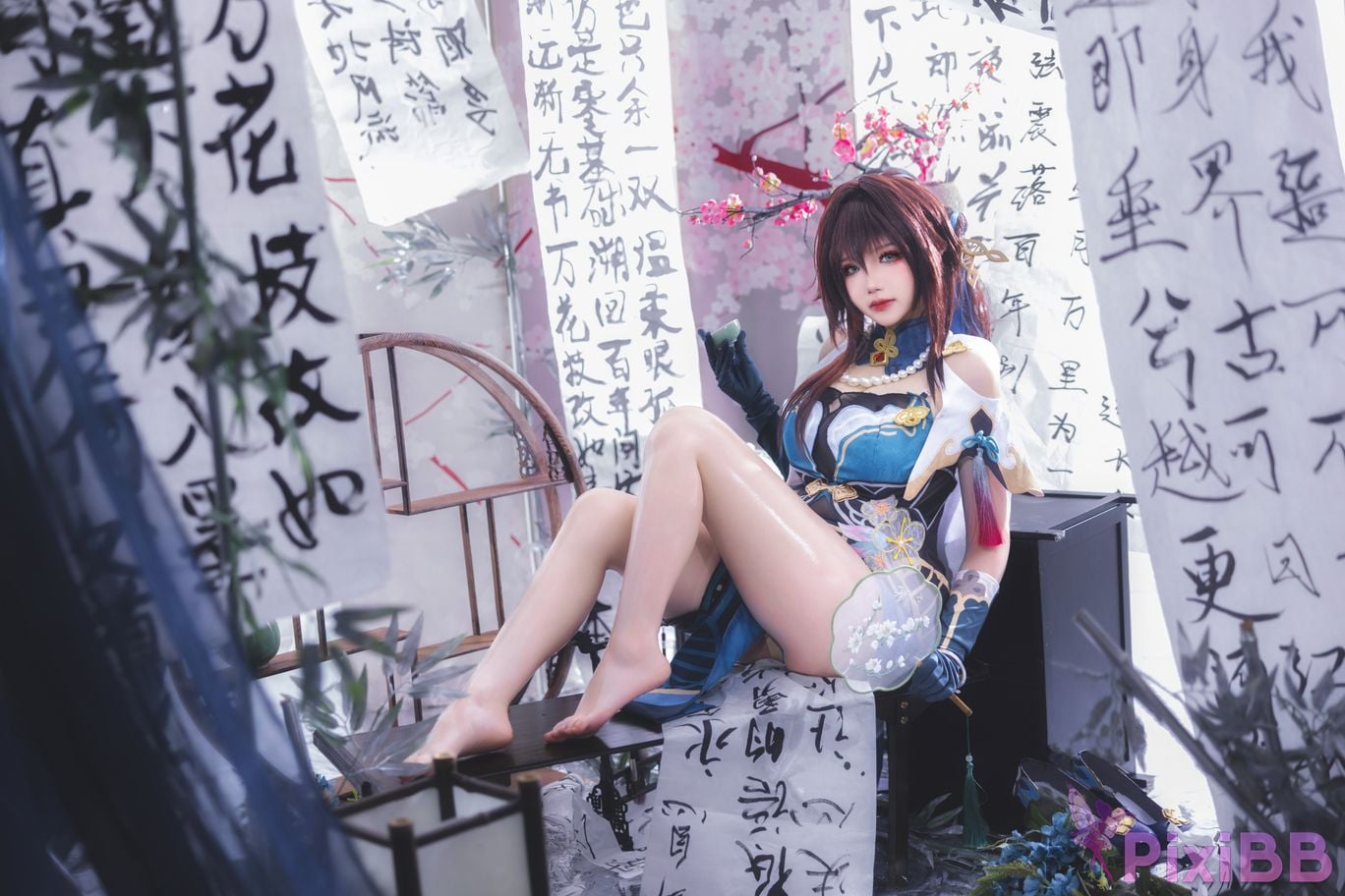 Cosplay Xue QingAstra C o l l a p s e S t a r D o m e R a i l w a y Ruan Mei PixiBB.COM 026