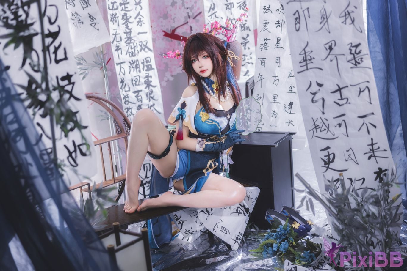 Cosplay Xue QingAstra C o l l a p s e S t a r D o m e R a i l w a y Ruan Mei PixiBB.COM 027