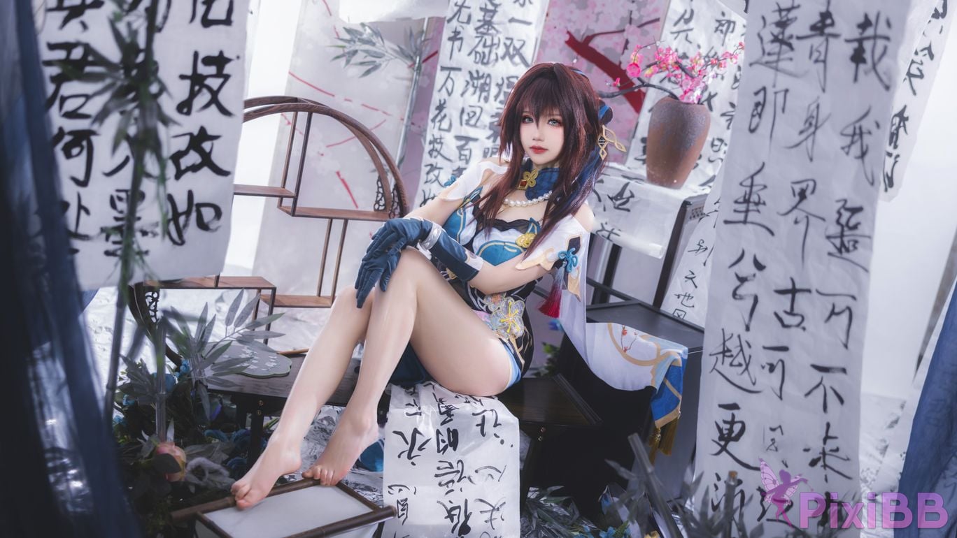 Cosplay Xue QingAstra C o l l a p s e S t a r D o m e R a i l w a y Ruan Mei PixiBB.COM 028