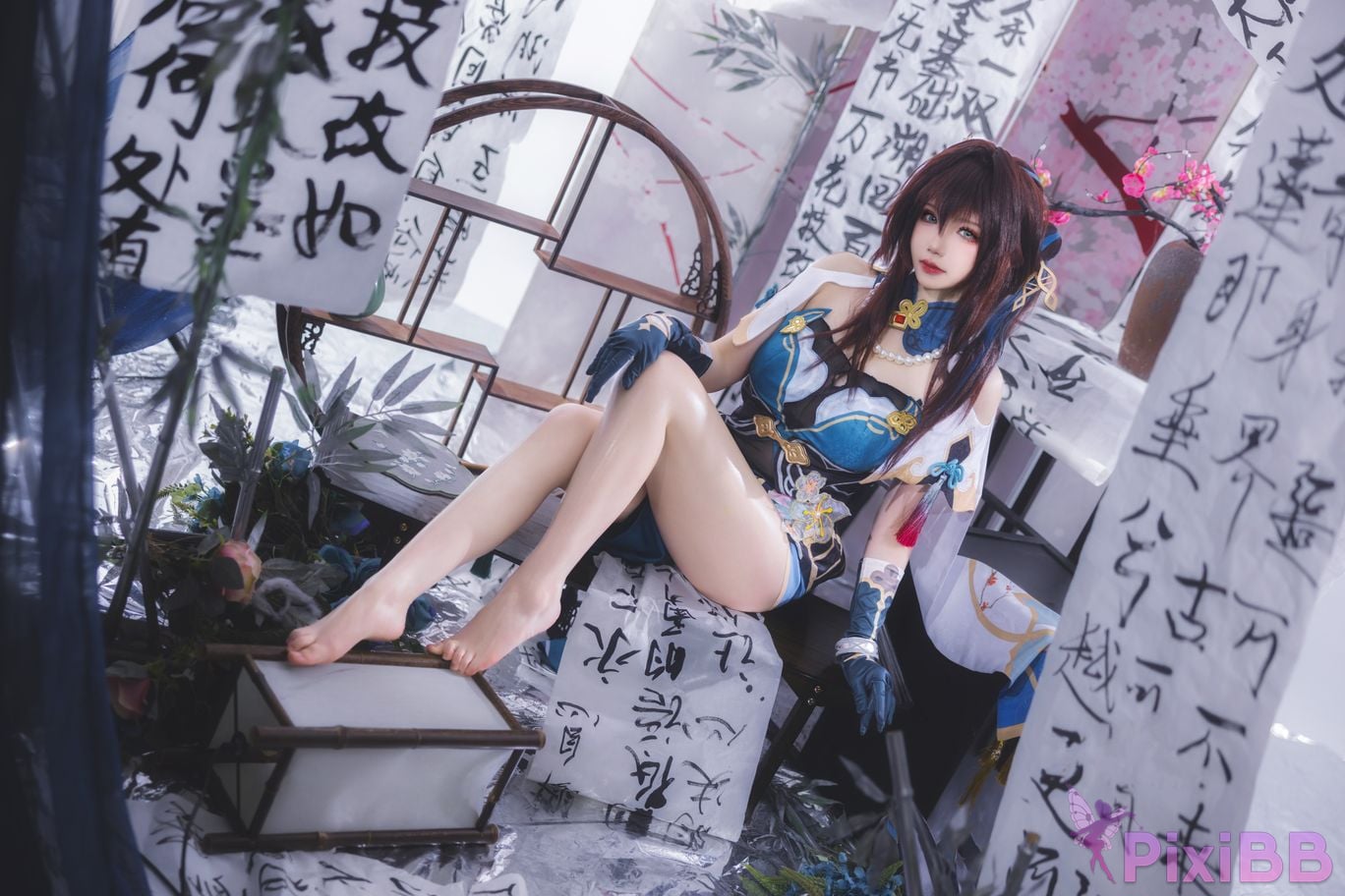 Cosplay Xue QingAstra C o l l a p s e S t a r D o m e R a i l w a y Ruan Mei PixiBB.COM 030