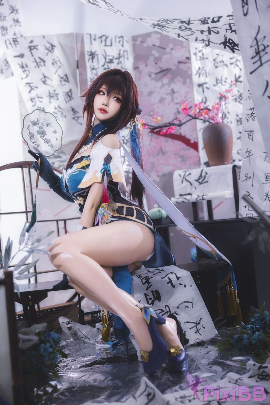 Cosplay Xue QingAstra C o l l a p s e S t a r D o m e R a i l w a y Ruan Mei PixiBB.COM 033