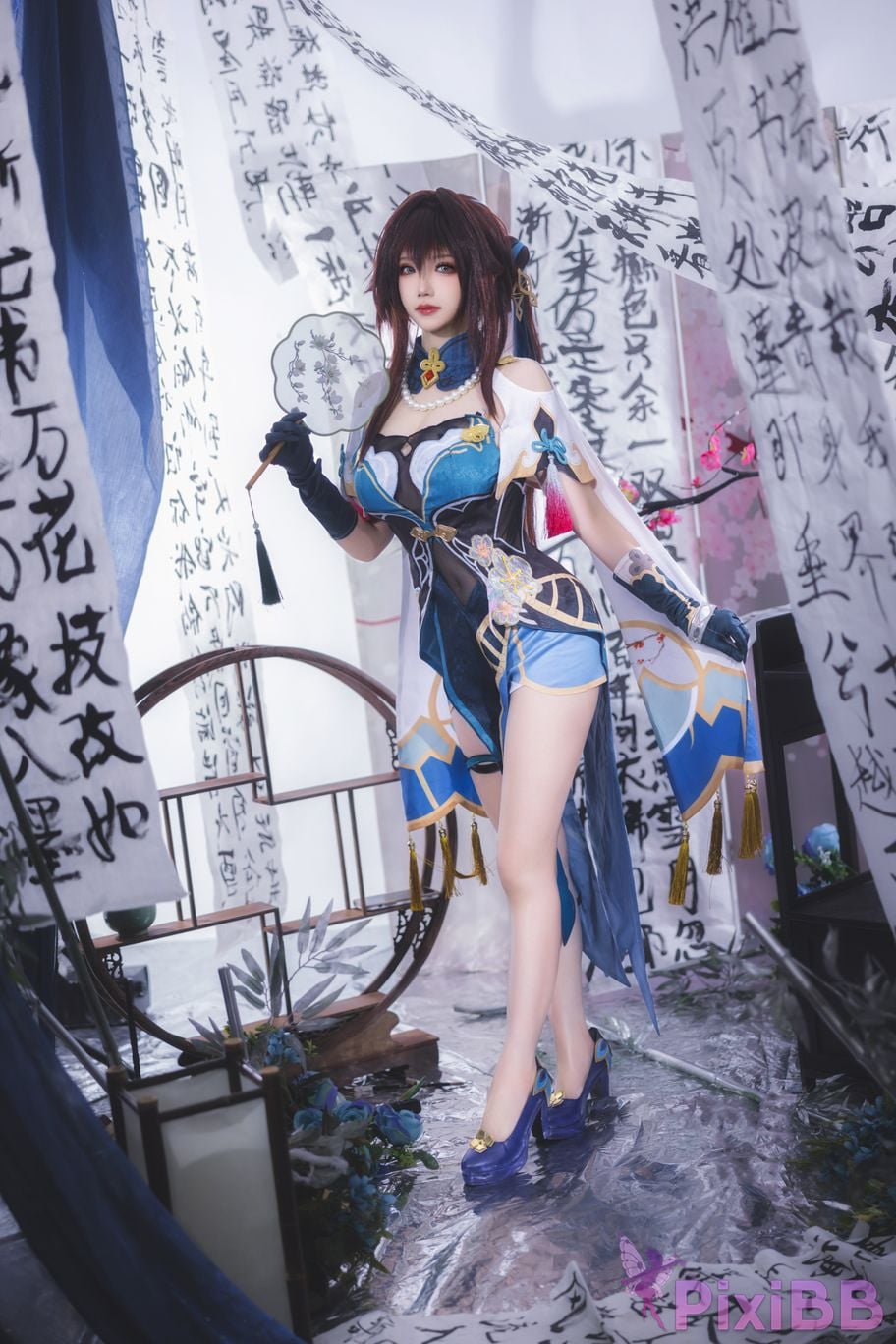 Cosplay Xue QingAstra C o l l a p s e S t a r D o m e R a i l w a y Ruan Mei PixiBB.COM 036