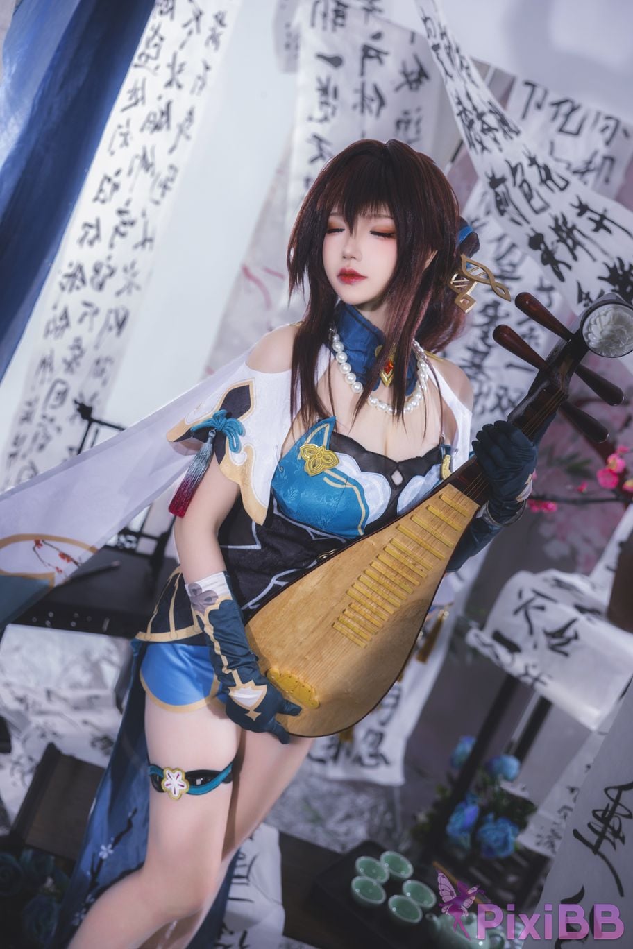 Cosplay Xue QingAstra C o l l a p s e S t a r D o m e R a i l w a y Ruan Mei PixiBB.COM 045
