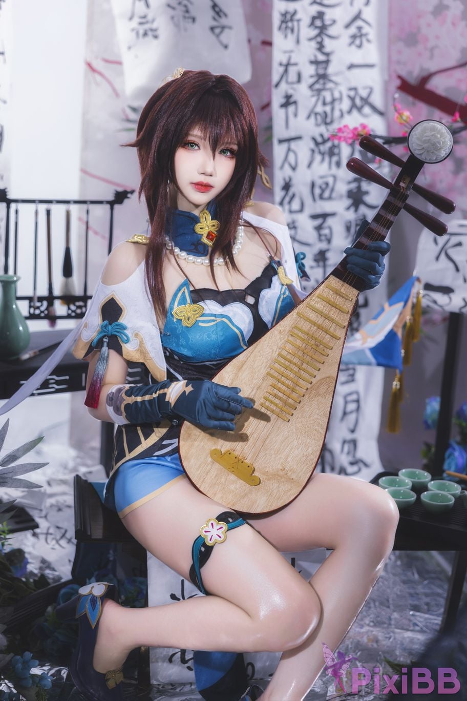 Cosplay Xue QingAstra C o l l a p s e S t a r D o m e R a i l w a y Ruan Mei PixiBB.COM 067