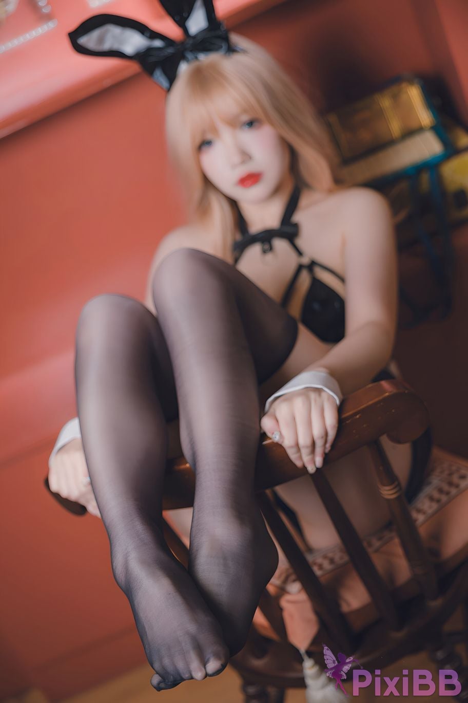 Cosplay Astra Blonde Bunny PixiBB.COM 023