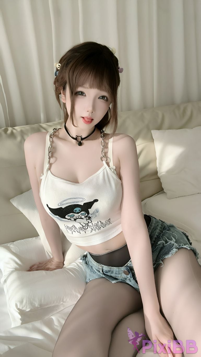 Cosplay Astra Denim Shorts PixiBB.COM 041