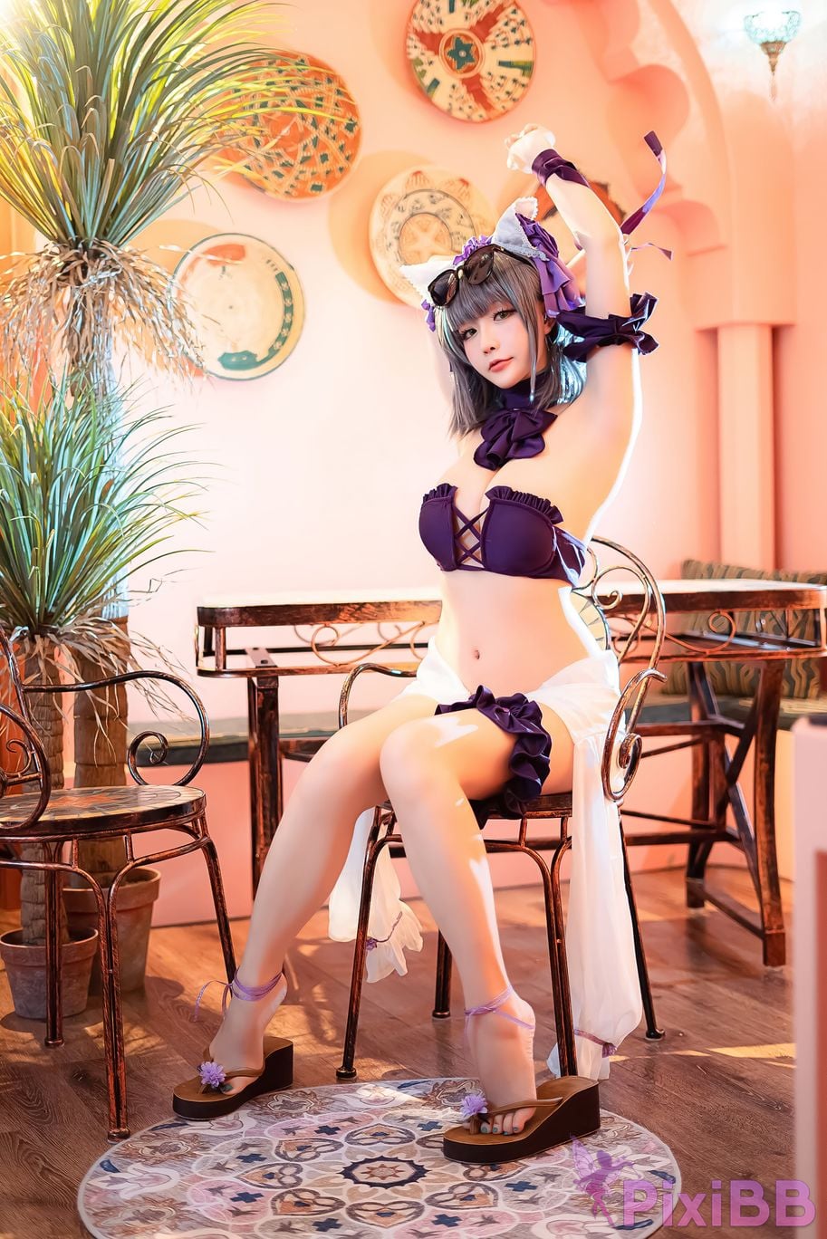Coser Hoshilily Cheshire Azur Lane PixiBB.COM 018