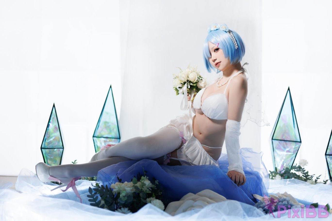 Cosplayer Sakura chan w Life in another world from scratch buds bride PixiBB.COM 004
