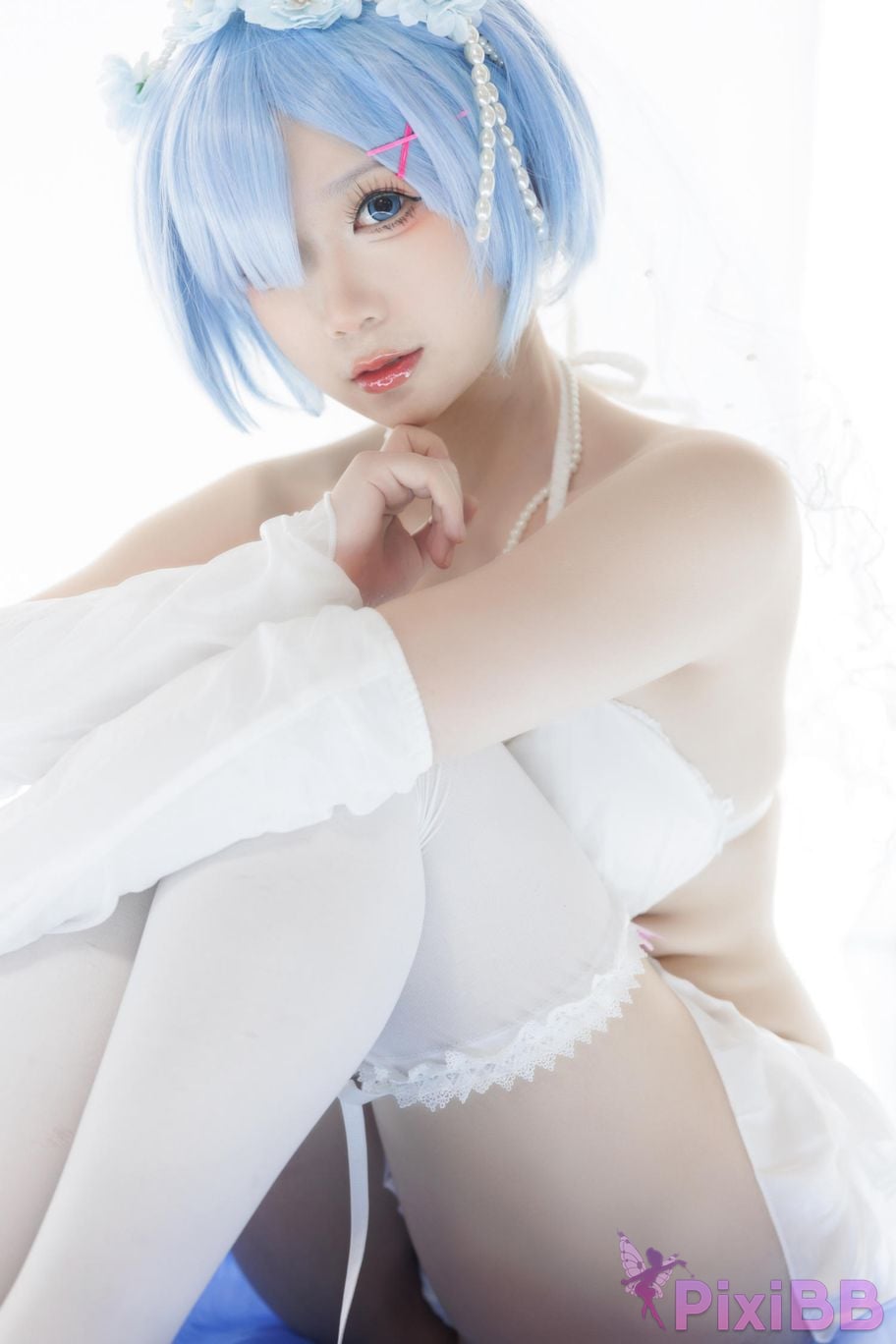Cosplayer Sakura chan w Life in another world from scratch buds bride PixiBB.COM 007
