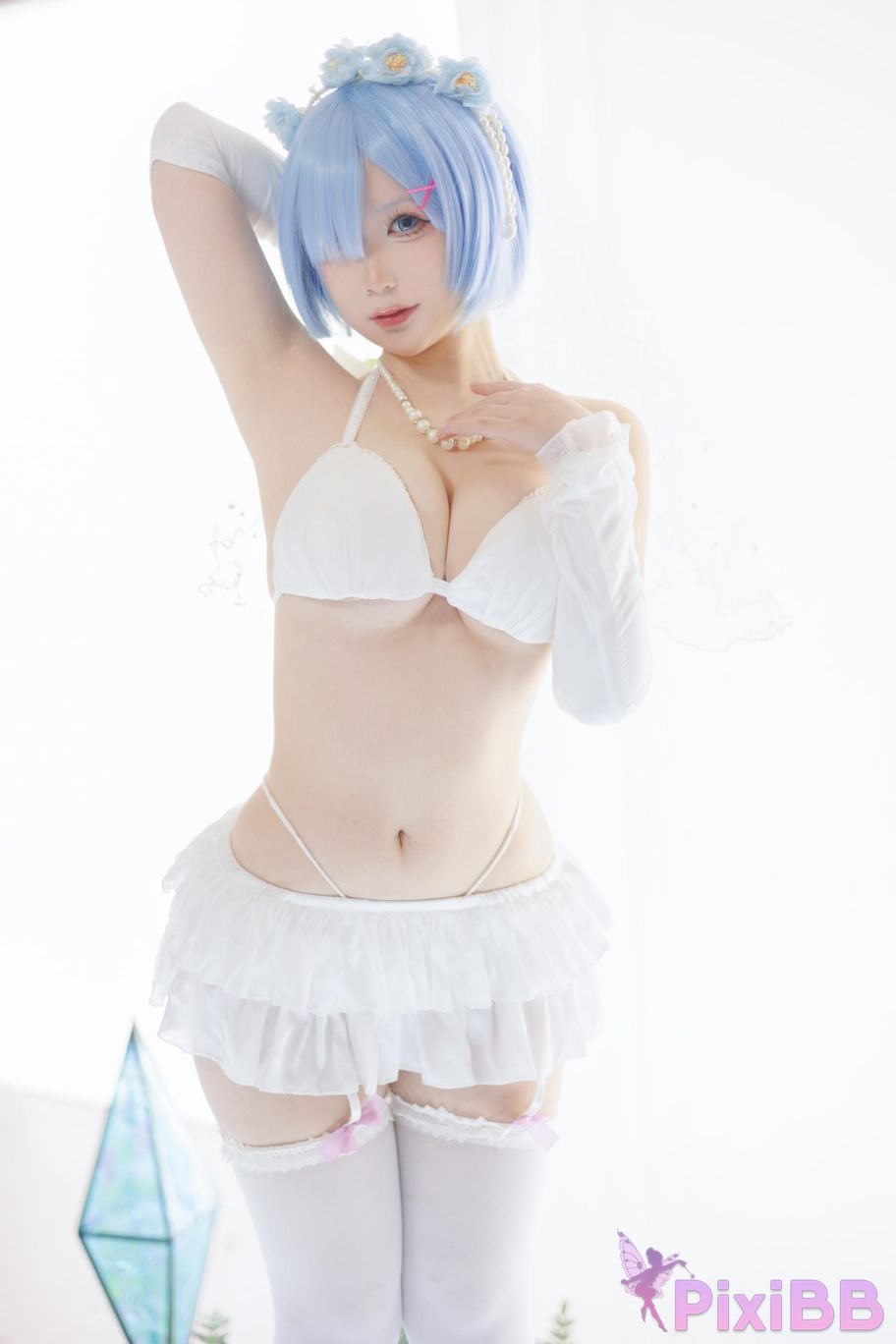 Cosplayer Sakura chan w Life in another world from scratch buds bride PixiBB.COM 009