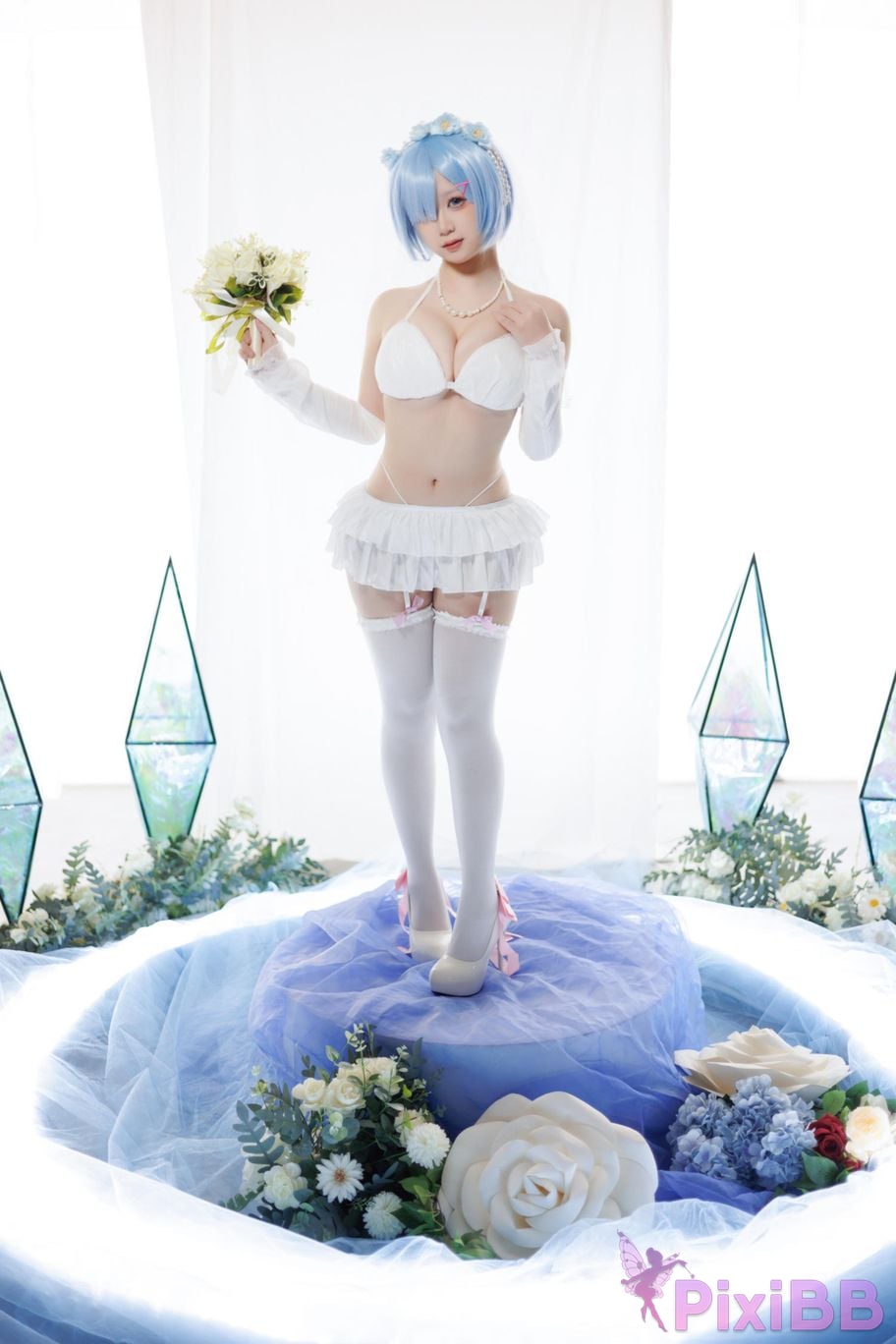 Cosplayer Sakura chan w Life in another world from scratch buds bride PixiBB.COM 010