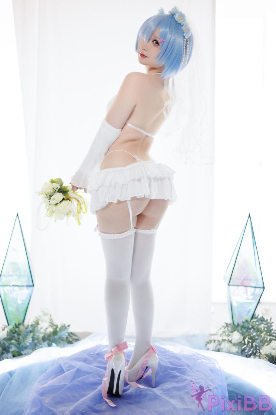 Cosplayer Sakura chan w Life in another world from scratch buds bride PixiBB.COM 013
