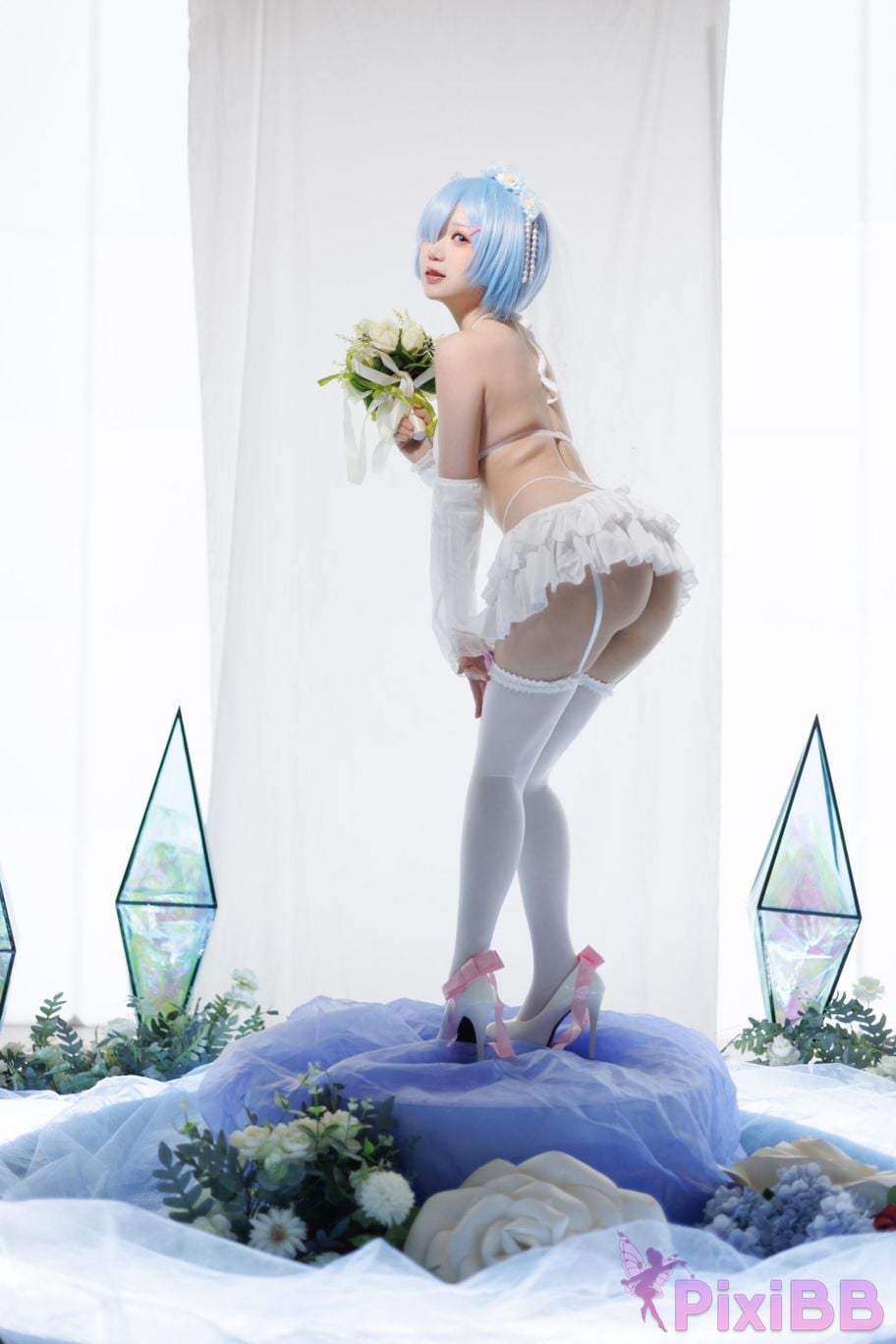 Cosplayer Sakura chan w Life in another world from scratch buds bride PixiBB.COM 015