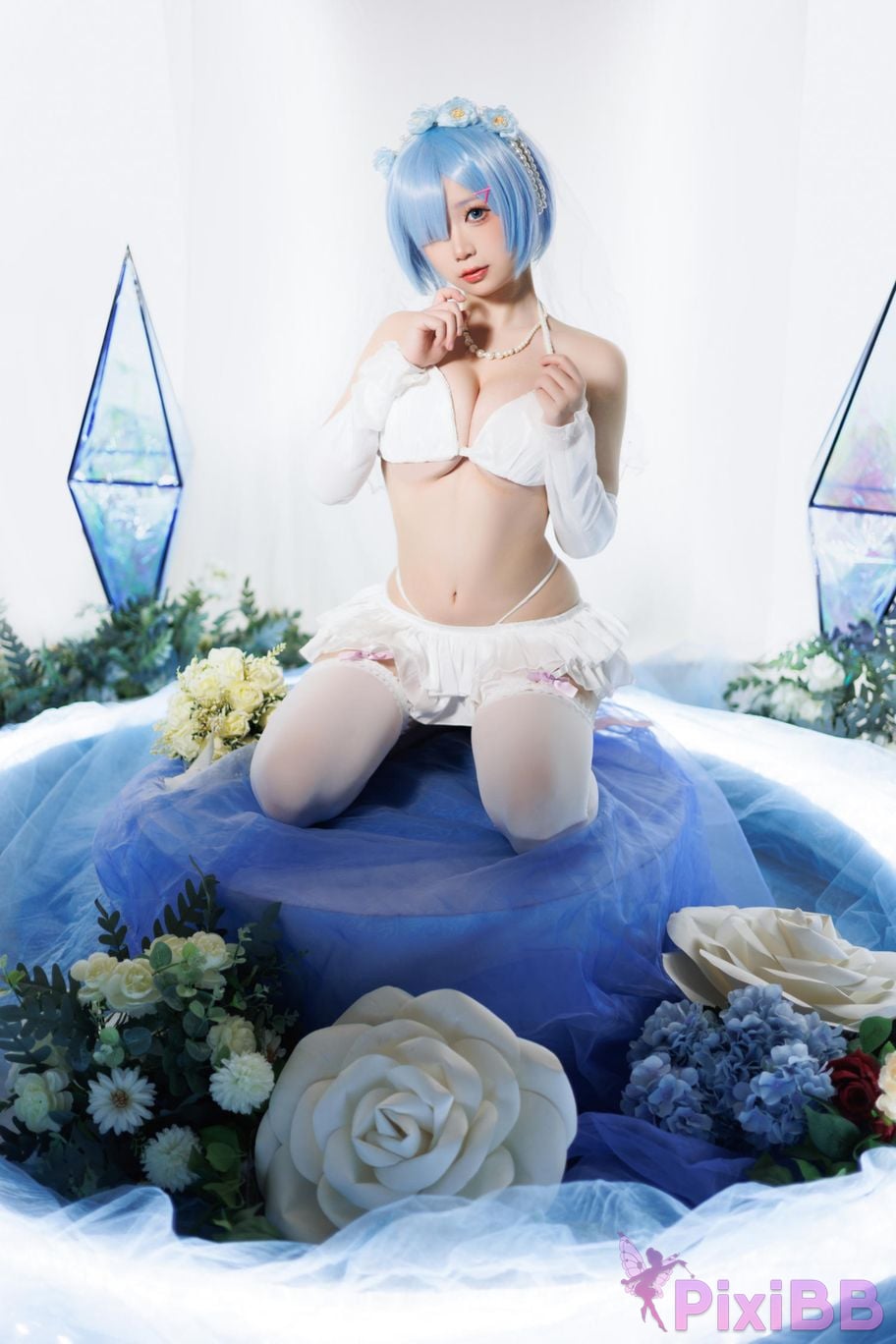 Cosplayer Sakura chan w Life in another world from scratch buds bride PixiBB.COM 016