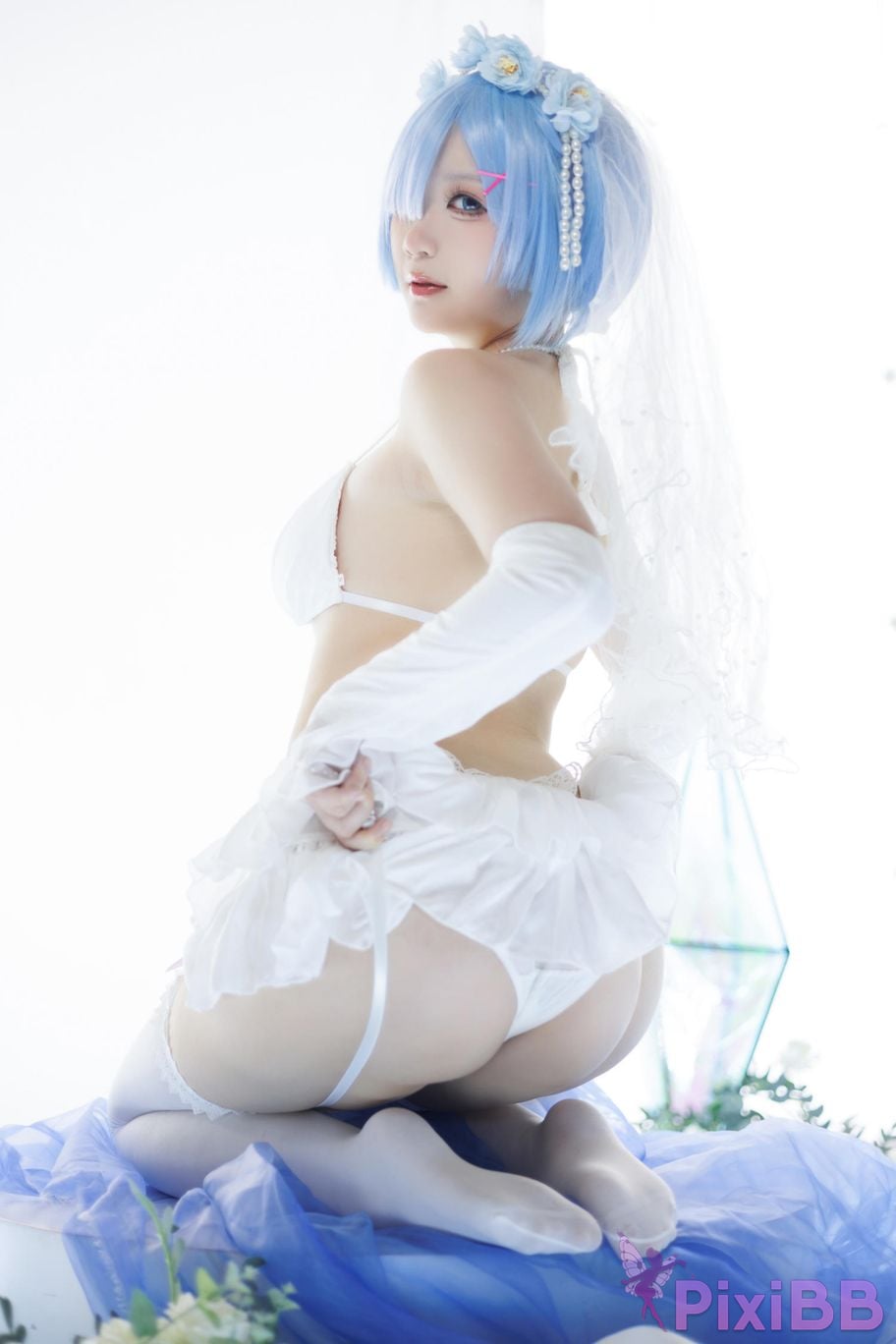 Cosplayer Sakura chan w Life in another world from scratch buds bride PixiBB.COM 019