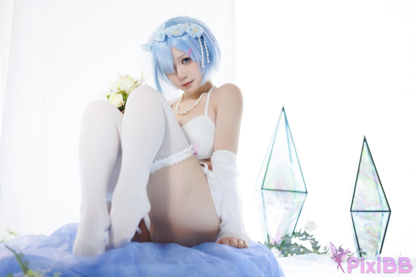 Cosplayer Sakura chan w Life in another world from scratch buds bride PixiBB.COM 024