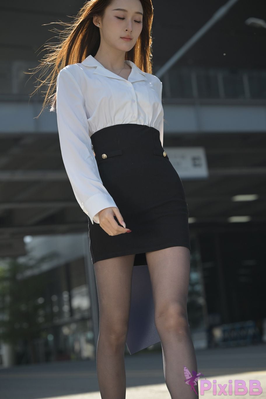 Featured Street Photography Works No.5496 Black stockings female secretary Xiao Guiyuan PixiBB.COM 067