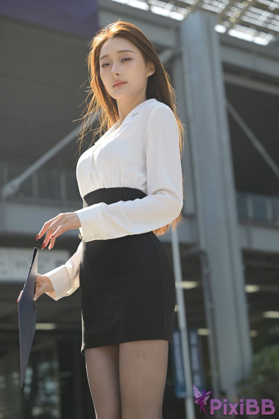 Featured Street Photography Works No.5496 Black stockings female secretary Xiao Guiyuan PixiBB.COM 082
