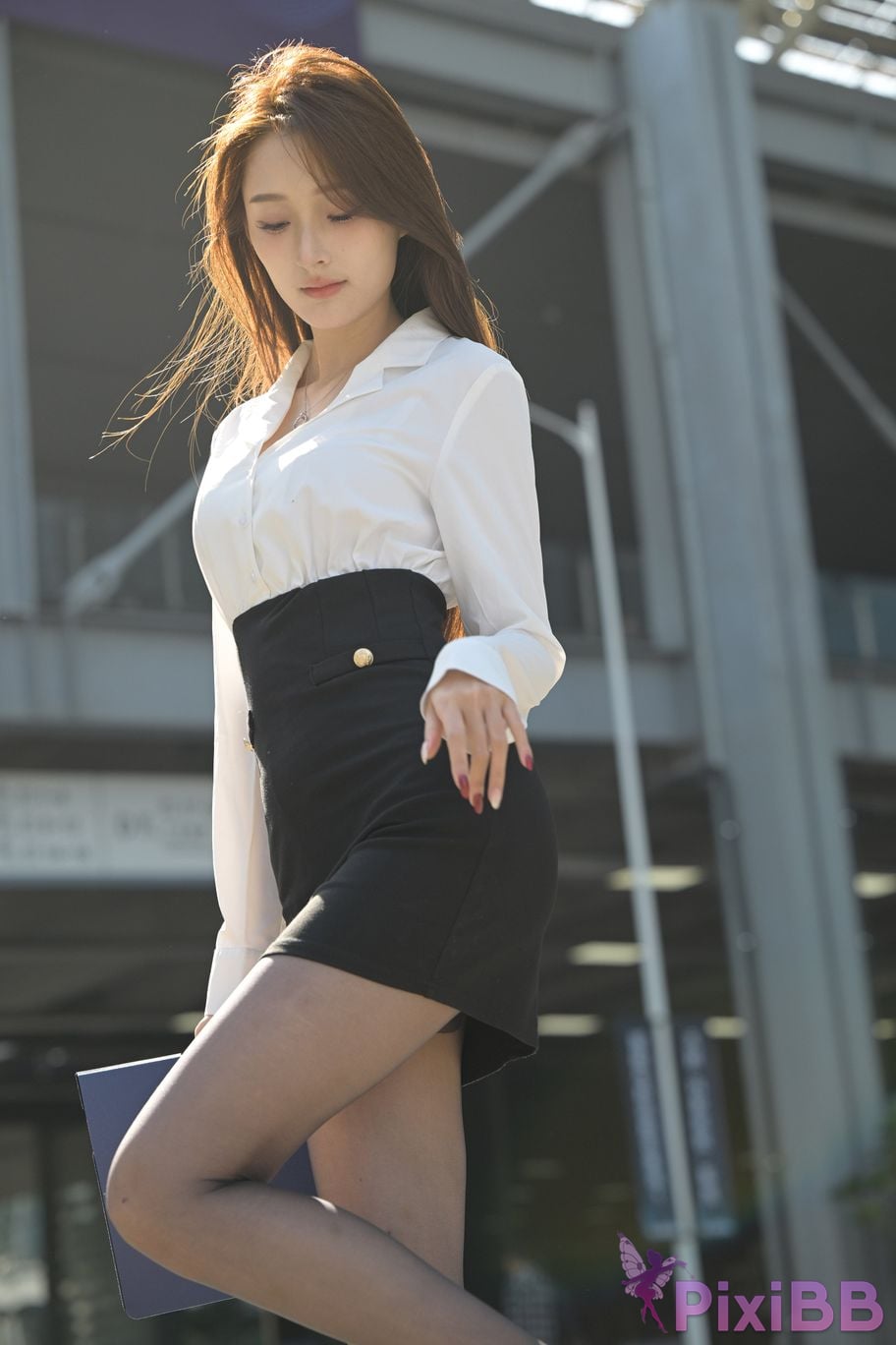 Featured Street Photography Works No.5496 Black stockings female secretary Xiao Guiyuan PixiBB.COM 087