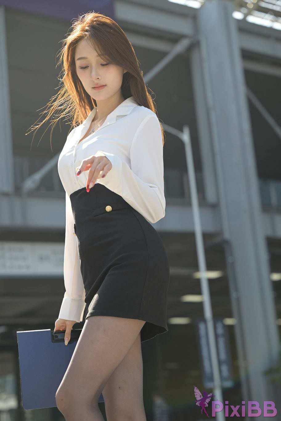 Featured Street Photography Works No.5496 Black stockings female secretary Xiao Guiyuan PixiBB.COM 088