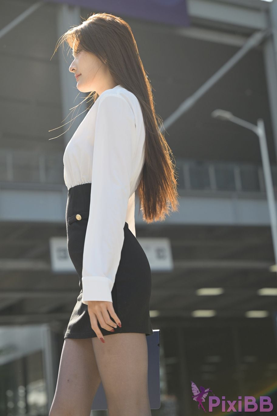 Featured Street Photography Works No.5496 Black stockings female secretary Xiao Guiyuan PixiBB.COM 090