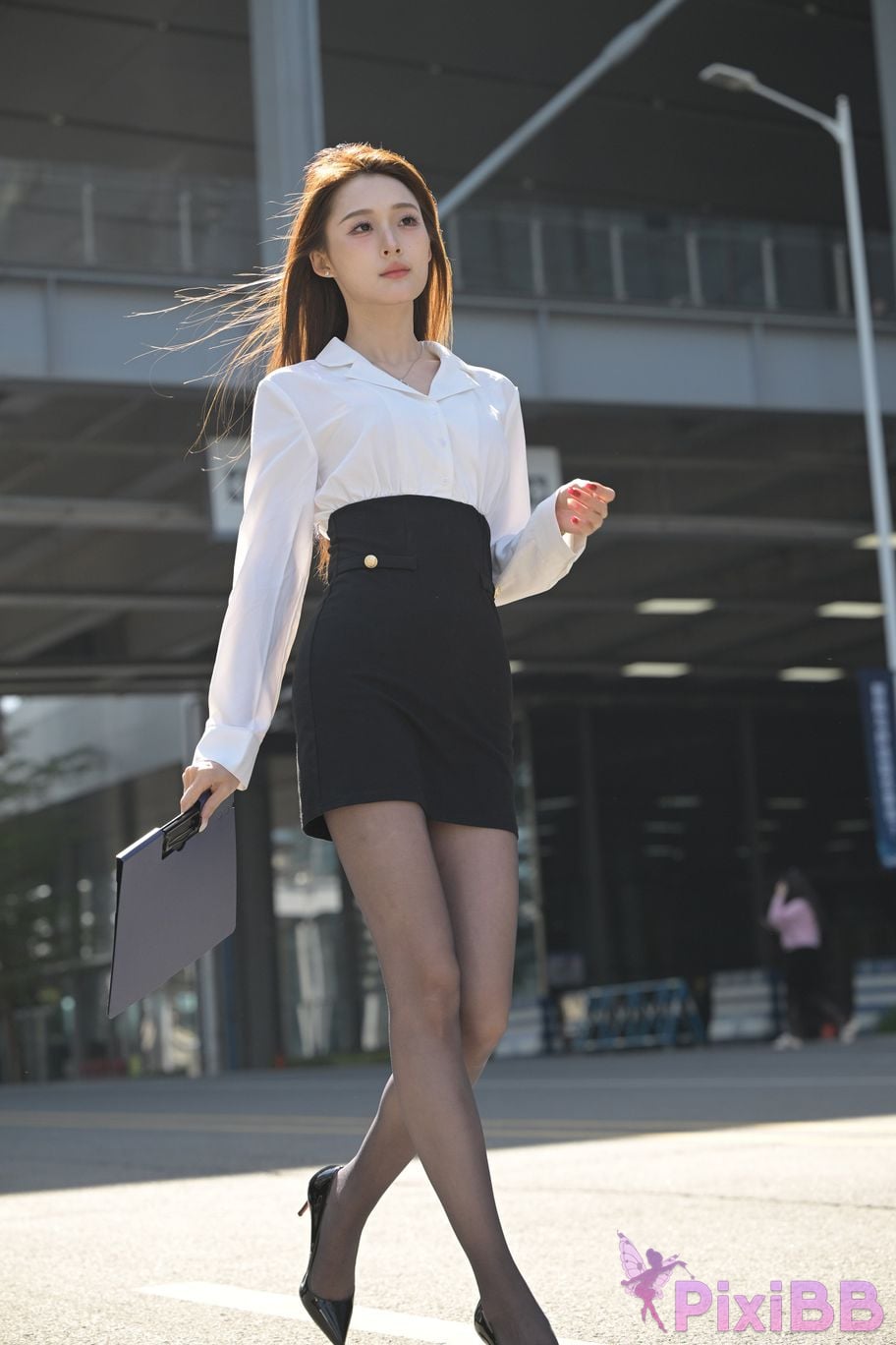 Featured Street Photography Works No.5496 Black stockings female secretary Xiao Guiyuan PixiBB.COM 094