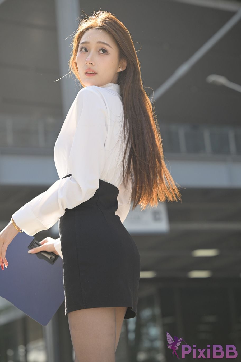 Featured Street Photography Works No.5496 Black stockings female secretary Xiao Guiyuan PixiBB.COM 095